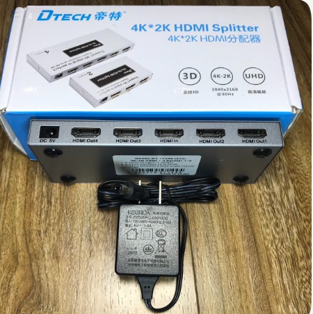 Convertisseur / Splitter HDMI 1x4 – DTECH DT‑7144A - Image 3