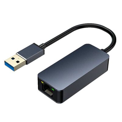 Adaptateur USB-C vers Ethernet Gigabit, Convertisseur reseau LAN pour PC
