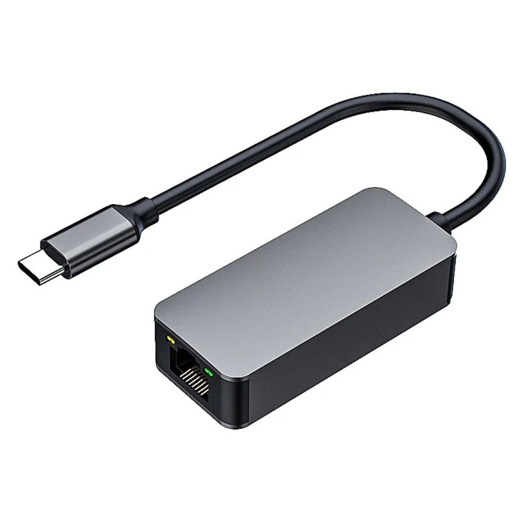 Adaptateur USB-C vers Ethernet Gigabit, Convertisseur reseau LAN pour PC - Image 2