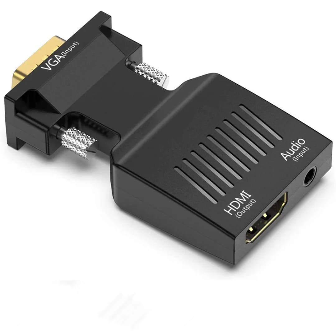 Adaptateur convertisseur VGA vers HDTV avec cable audio et d'alimentation - Image 3