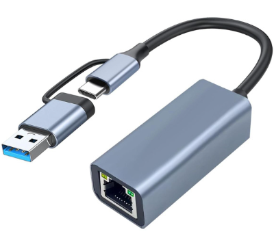 Adaptateur USB-C vers Ethernet Gigabit, Convertisseur reseau LAN pour PC - Image 3