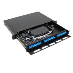 Boîte à borne de distribution fibre optique – 12 ports / 24 cœurs
